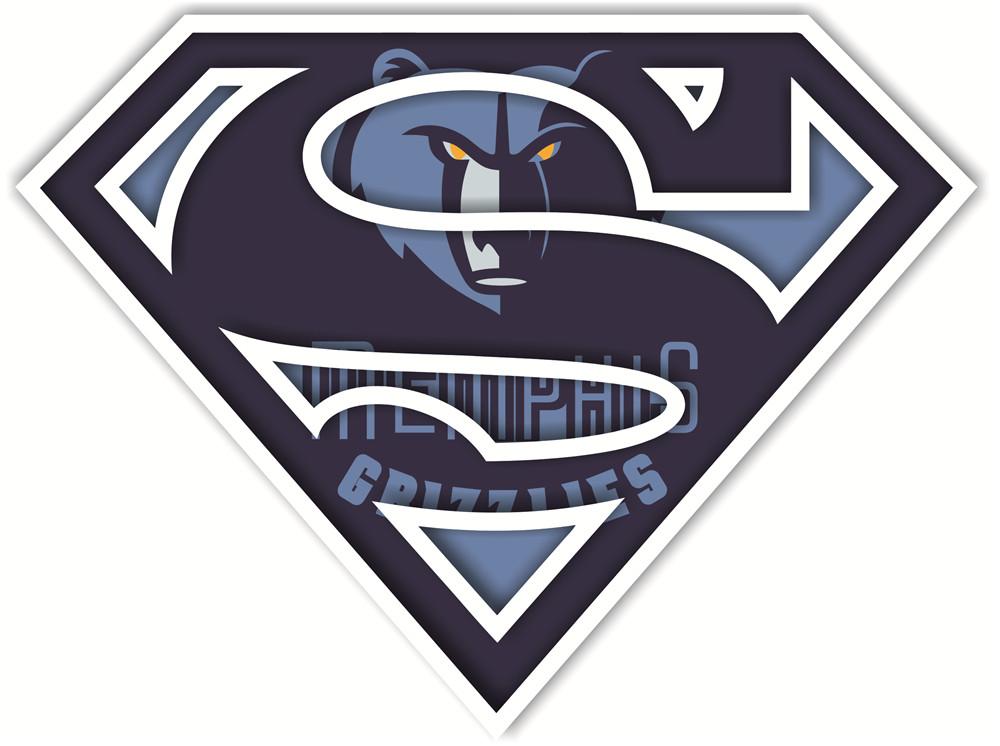 Memphis Grizzlies superman iron on heat transfer Memphis Grizzlies superman iron on heat transfer